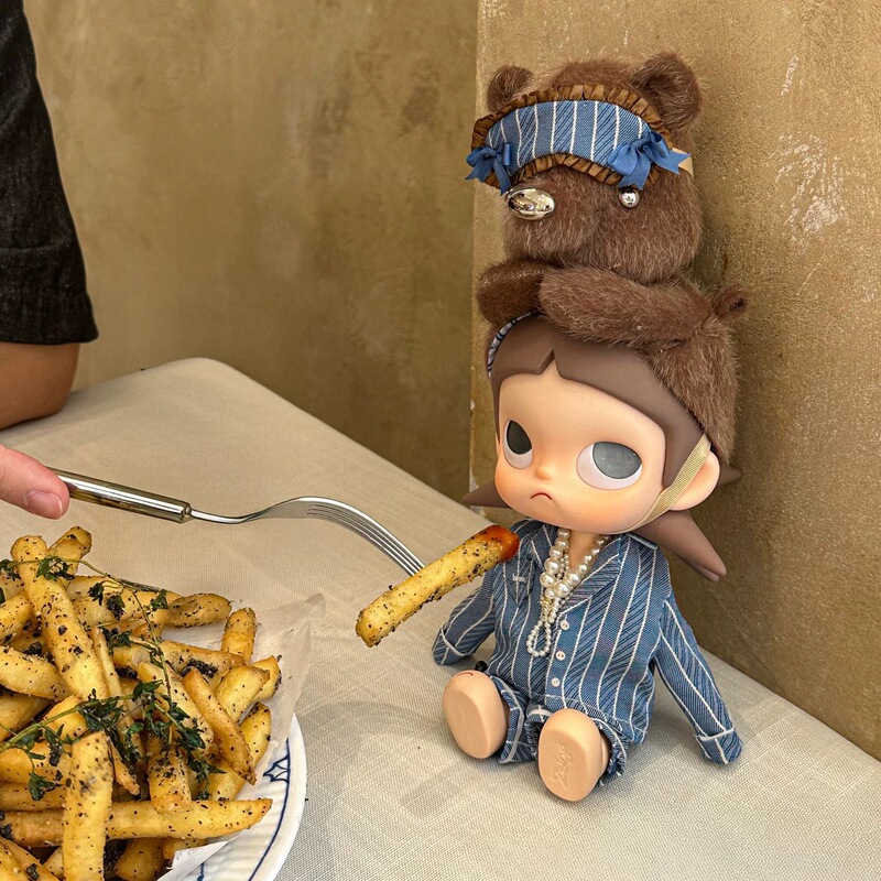 Zsiga Sister Gazi's Doll Outfit Set Doll Striped Pajamas Movable Doll Bjd Trendy Toy