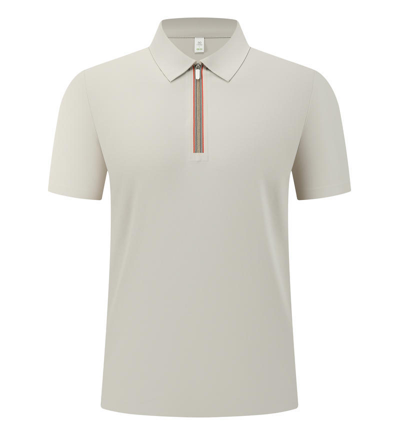 175 gramos de peso ligero cremallera rápida secado polo camiseta personalizada supermercado café ropa de trabajo camiseta impresa logo bordado