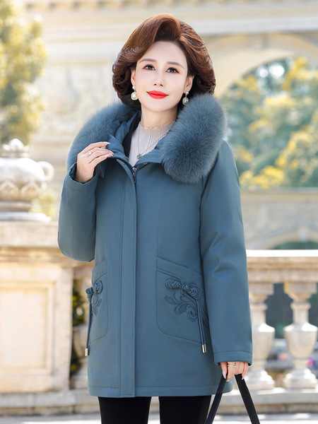Removable down jacket