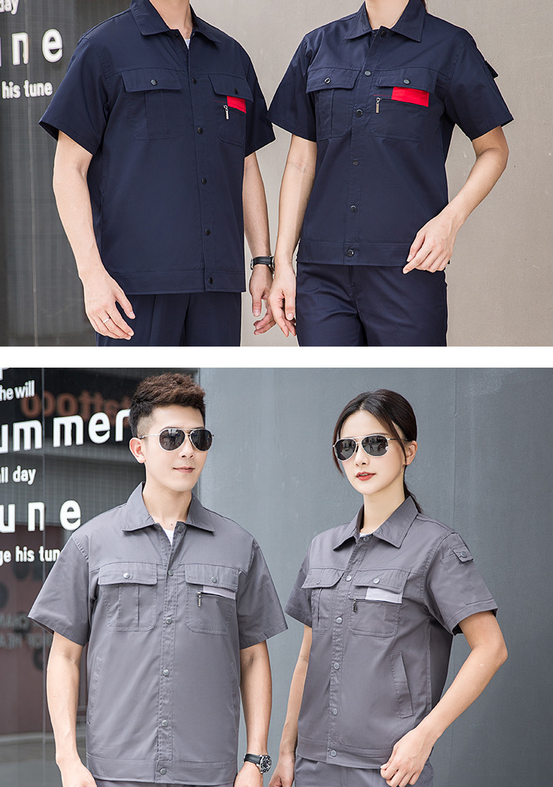 11--6051半袖暗扣涤棉斜纹小拉链兜-3色1_15.jp