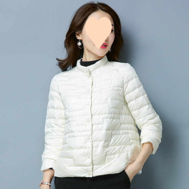 Autumn velvet down jacket
