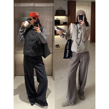 ONIVINTAGE冬上新！新国标 羊毛拼皮保暖鸭绒羽绒马甲OM258H8798