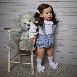 60cm simulation rebirth doll TODDLER Sandie handmade exquisite painted cross-border e-commerce supply