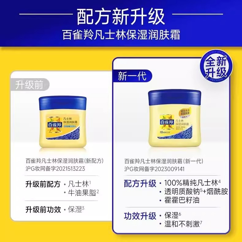 上海凡士林润肤霜120g小黄油保湿护手霜护脚足霜面霜润肤身体乳|undefined