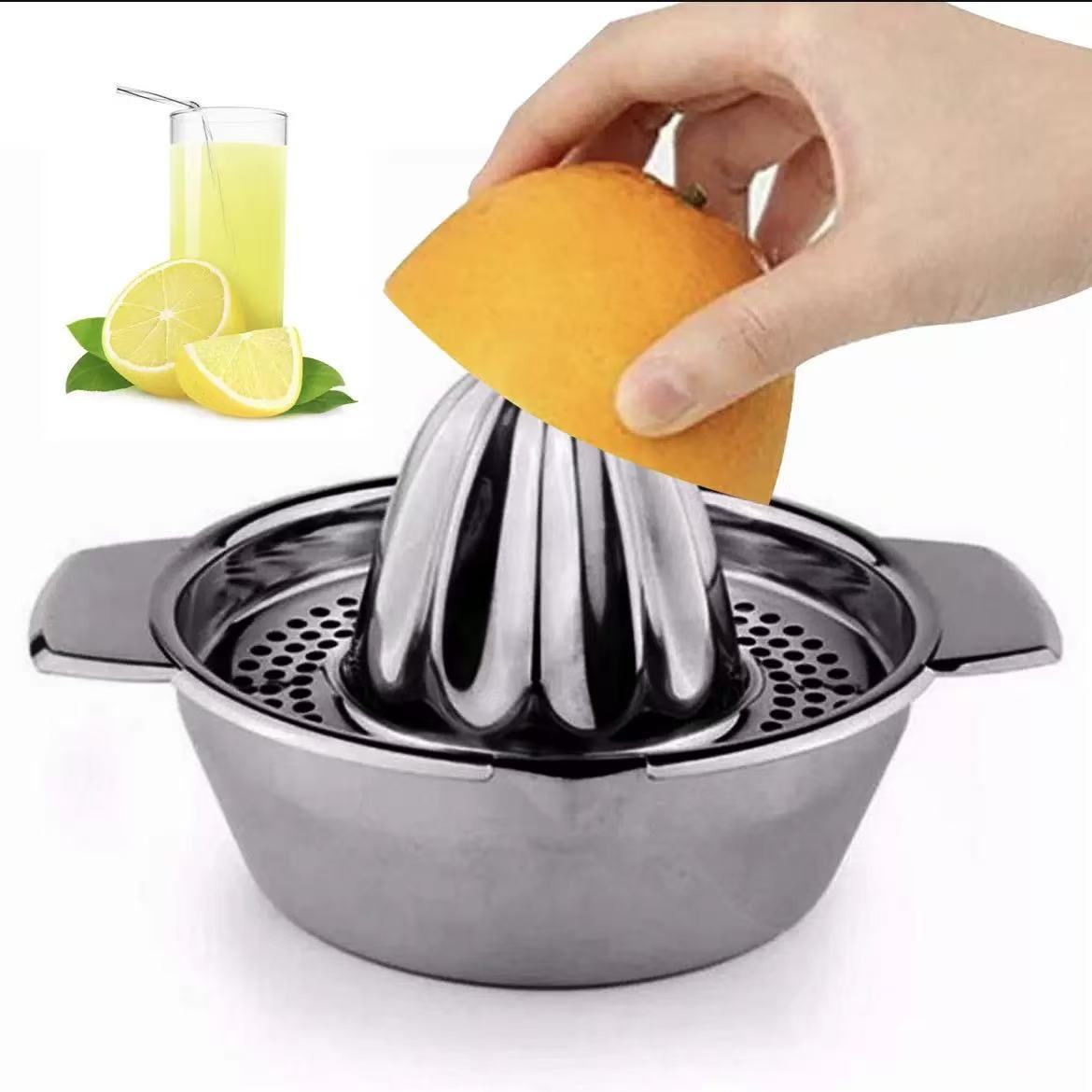 304 acero inoxidable jugo de naranja mano fruta naranja jugo de naranja portátil jugo mini jugo