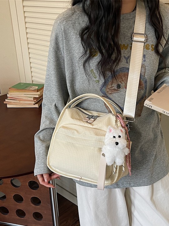 Casual ligero japonés versátil bolso de tela de nylon 2026 nueva moda de hombro mochila bolso de viaje