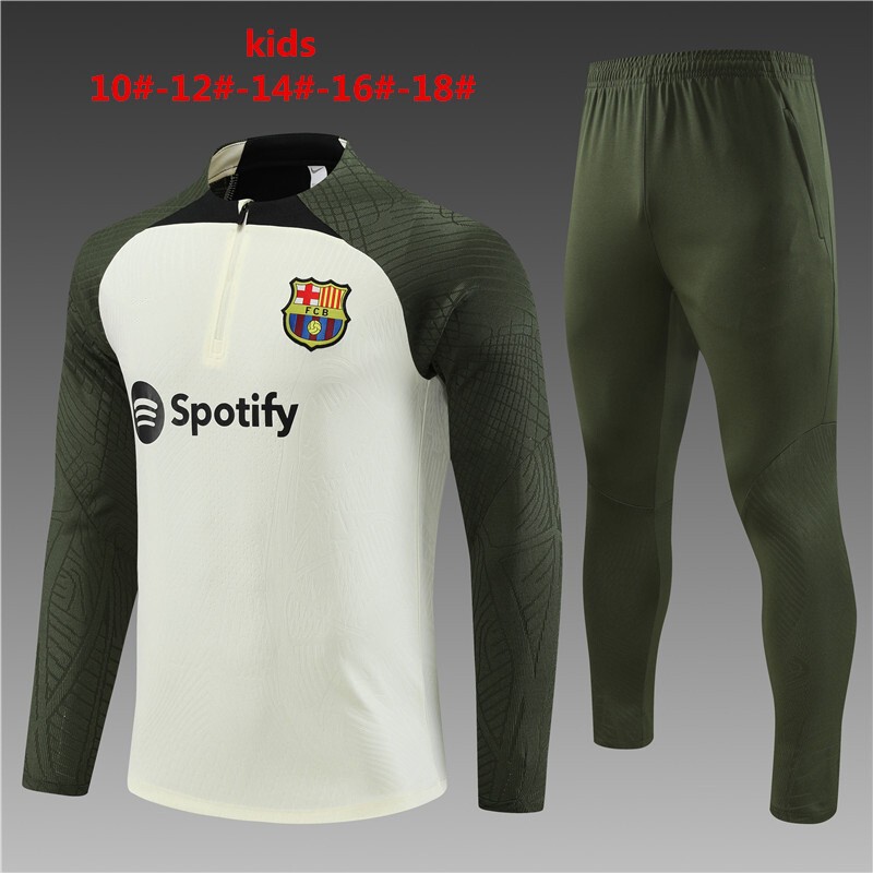 2324 New Chelsea Man L Arsenal Real Madrid Barcelona In-Stock Long-Sleeve Half-Zip Training Jersey
