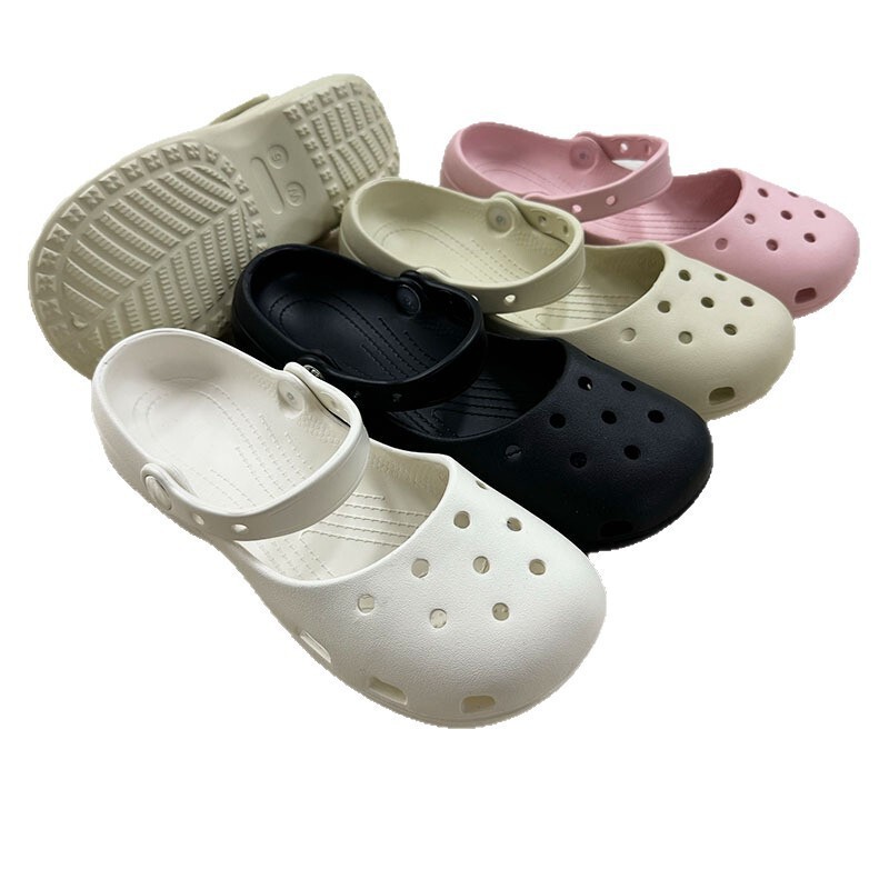 Ballet dance shoes, perforated shoes for women, EVA hollow nurse shoes, soft-soled closed-toe sandals, fashionable beach sandals Ballet dance shoes, perforated shoes for women, EVA hollow nurse shoes, soft-soled closed-toe sandals, fashionable beach sandals