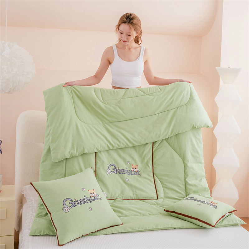 욕심 고양이-과일 녹색