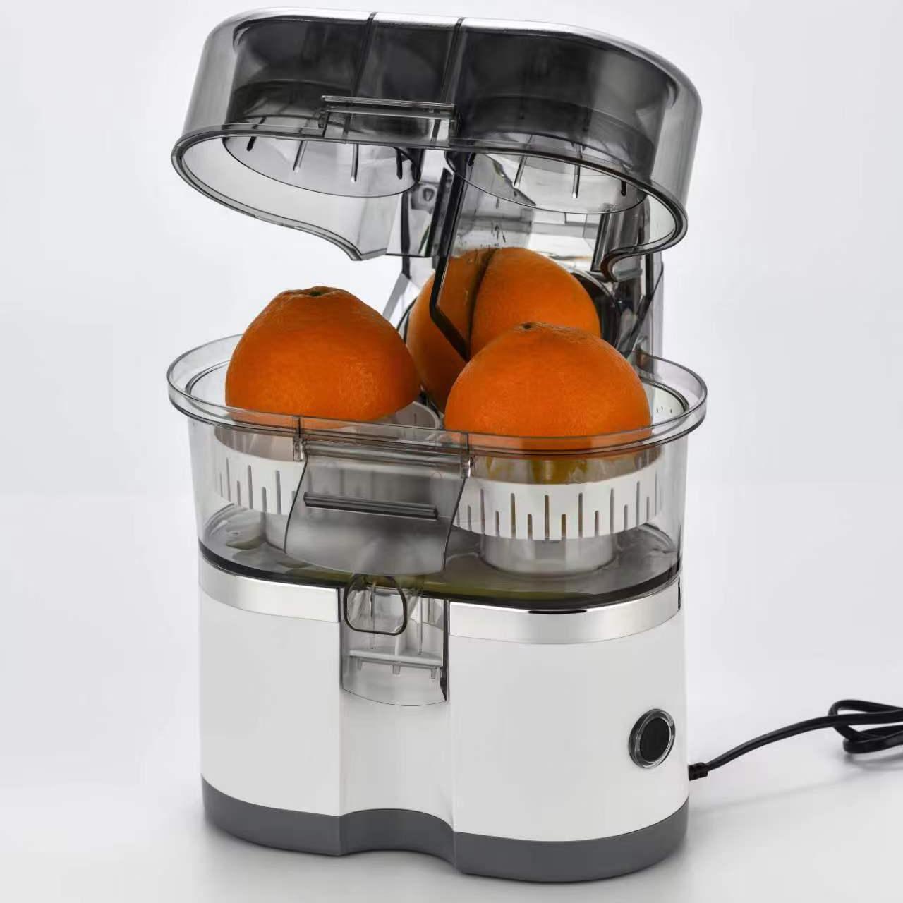 Máquina de extracción de jugo cruda de Europa, exprensa de jugo de corte eléctrico, exprensa de jugo de naranja integrada, separación de jugo, exprensa de jugo lenta de alta tasa de jugo