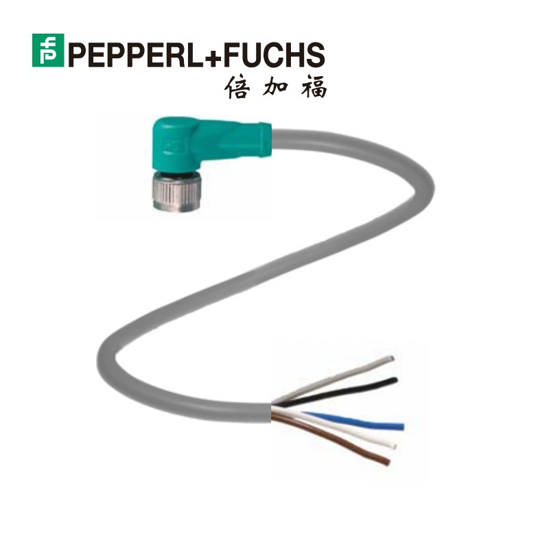 (021972) V15-W-2M-PUR кабель 2 м, PUR, Pepperl+FUCHS
