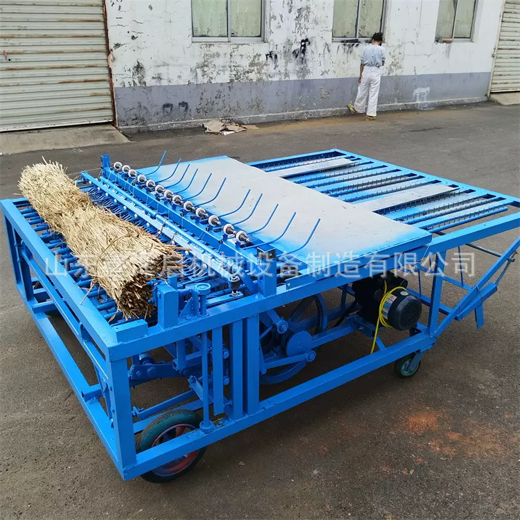 山草苇帘编织草帘机 1.5米稻草草帘编草机 多功能电动草席苇帘机