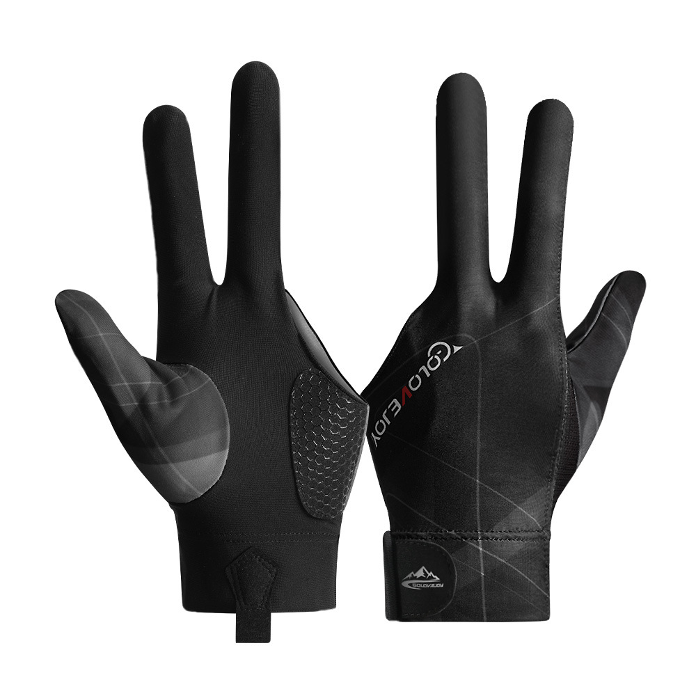Guantes de billar abierto dedo pantalla táctil transpirable resistente al desgaste cómodo antideslizante guantes ligeros paquete único XG76