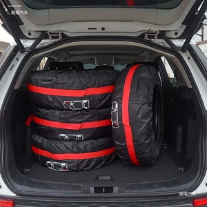 Car spare tire cover, full-cover tire cover, waterproof and dustproof Oxford cloth spare tire cover, snow tire cover, protective storage accessory