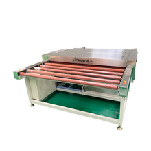 Horizontal glass washing and drying machine