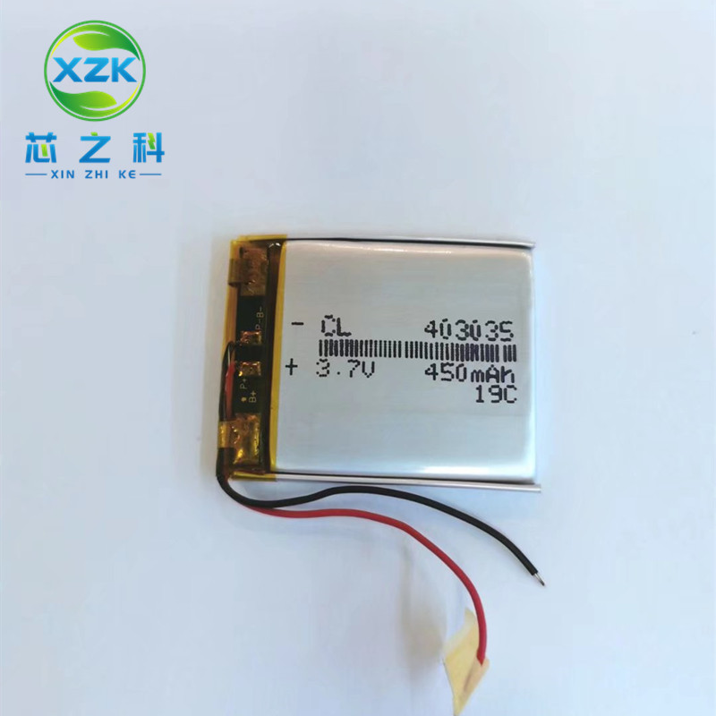 工厂批发403035聚合物锂电池400MAH 3.7V智能穿戴数码蓝牙音箱