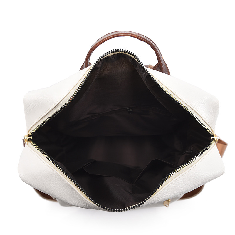 2022 verano nuevo estilo coreano damas de cuero suave mochila de moda borla viaje al aire libre mochila escolar