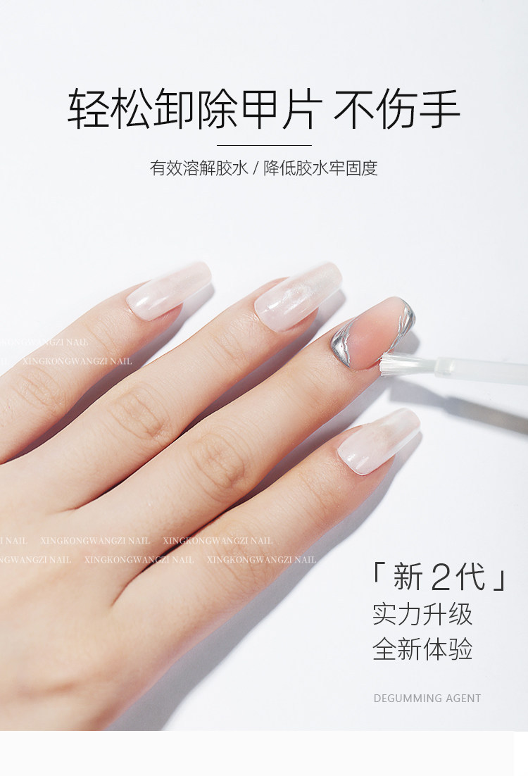 Cick Nail Polish Remover, One-Piece Nail Art Decoration and Rhinestone Removal Tool, Nail Salon Wholesale, in Stock