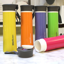 网红380ml运动健身学生直饮时尚塑料杯双层加厚水杯随手运动水壶