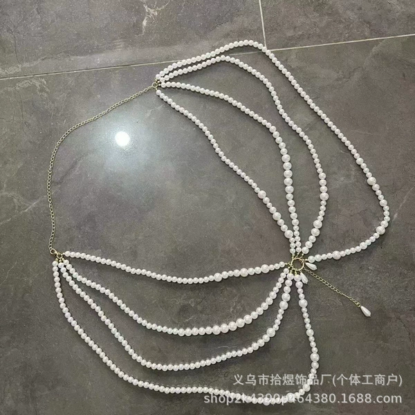 Pearl waist chain