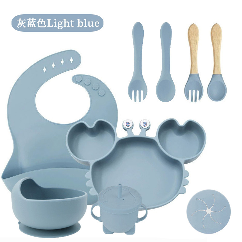 회청색 - 게 식기 9종 세트