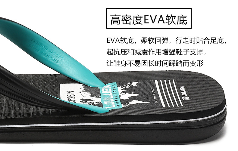Lu 'an Summer Beach flip-flops casual men's flip-flops men's outerwear anti-slip flip-flops men's wholesale undefined