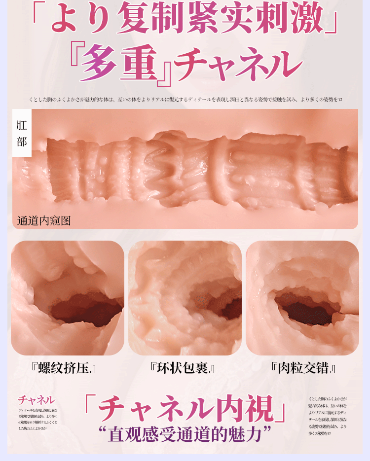 Jiuai Plump Half-Body Inflatable Doll, Full Silicone Realistic Male Masturbator with Vaginal and Buttocks Mold — detail image 16