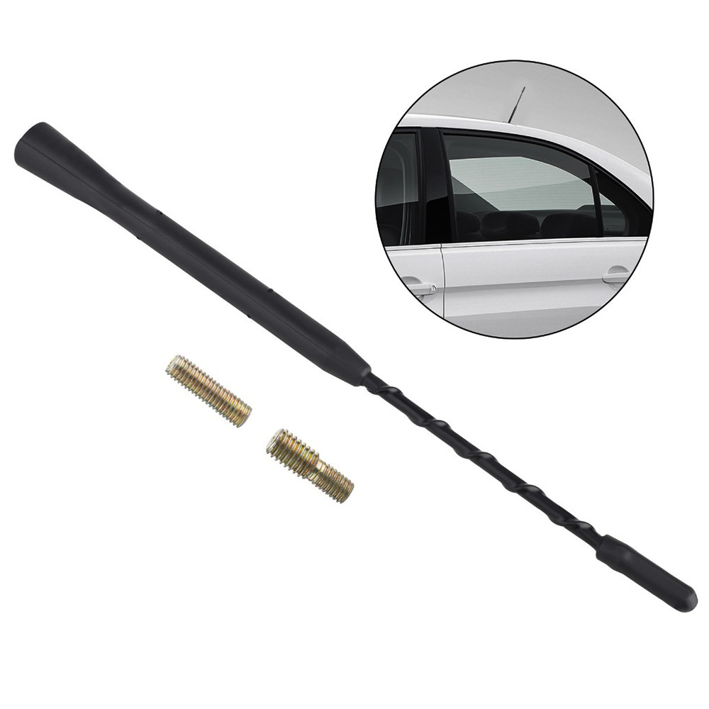 Car Roof Antenna 22cm/ 9inch Threaded Type with Double Screws Suitable for Volkswagen Jetta Gti Passat