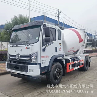 厂家直供东风随专6方混凝土搅拌车 5.5方单桥水泥搅拌车可分期