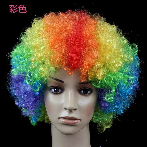 100g Afro Wig Fan Clown Wig Party Funny Performance Wig