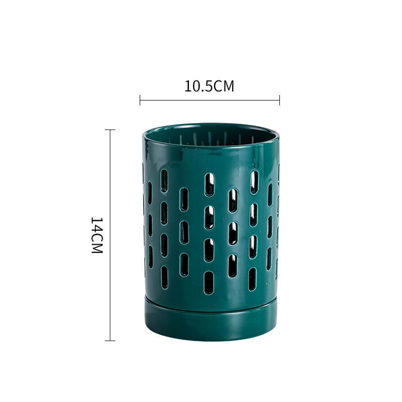 雕通筷筒绿色【条纹】