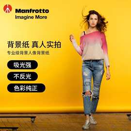 曼富图（Manfrotto）1-30背景纸摄影直播纯色不反光进口专业拍照