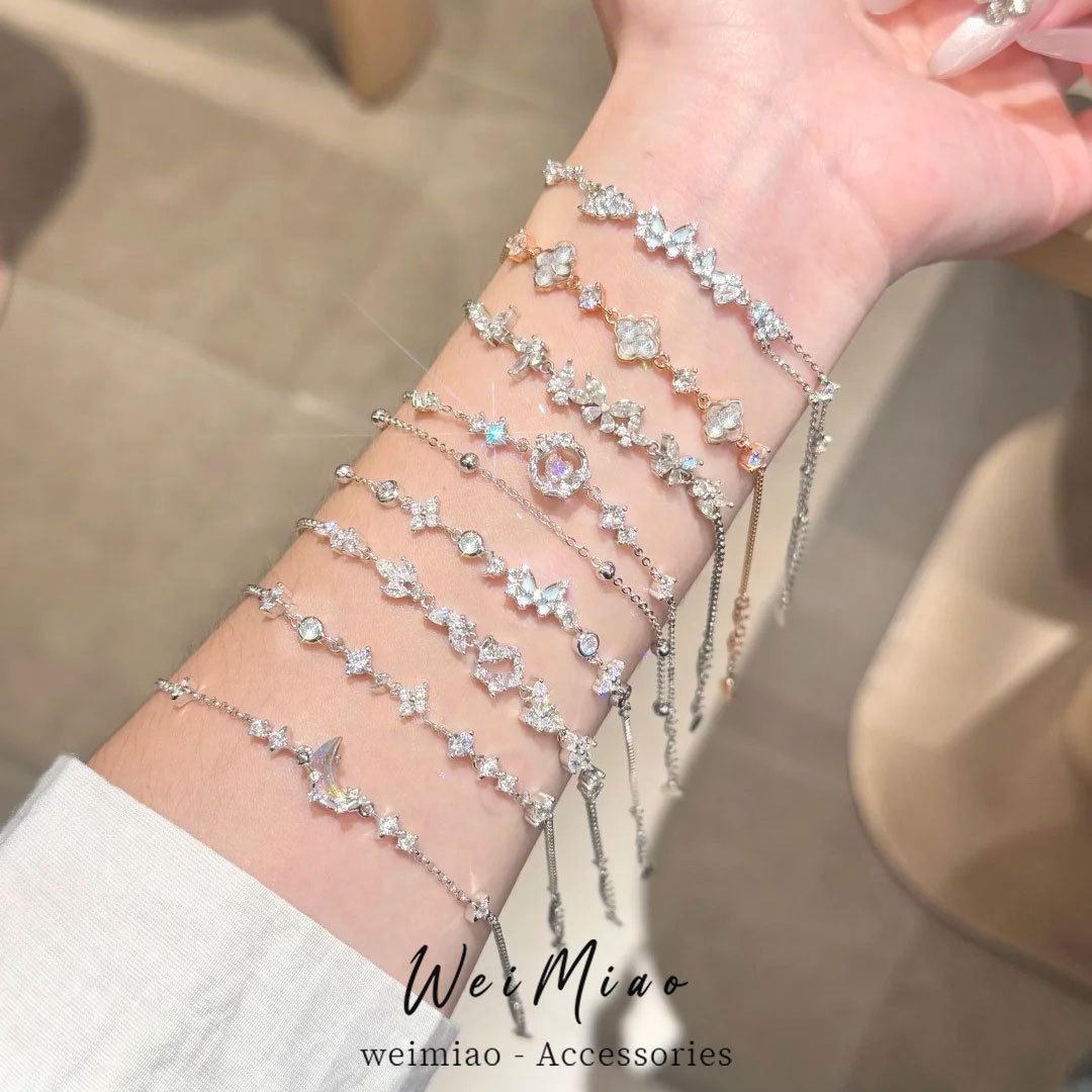 Pulsera de flores cuadrada geométrica de piedra de silicio lujosa pulsera de alta calidad temperamento exquisito personalidad joyas al por mayor