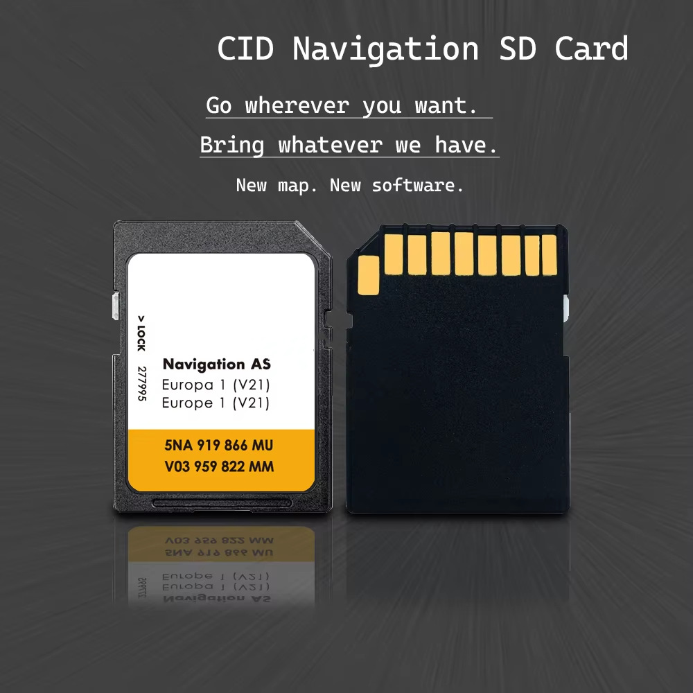 Latest 2025 AS V21 Navigation Europe Map Change CID Memory Card 32GB_voghion.com