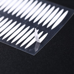 Dual-sided double eyelid sticker, beauty eyelid sticker, long-lasting invisible, traceless, olive-shaped, natural invisible, thin, shaping beauty eyelid sticker