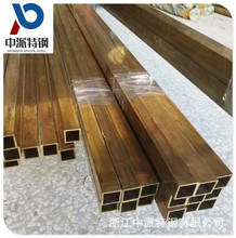 生产批发HPB59-1六角黄铜棒 H63黄铜矩形管H65薄厚壁方管异形管