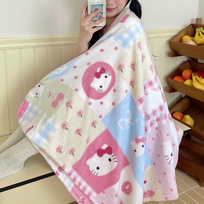 インスガールズミルクベルベットブランケット、夏用エアコンブランケット、オフィス昼寝用小型ブランケット、コーラルベルベットソファカバー|undefined