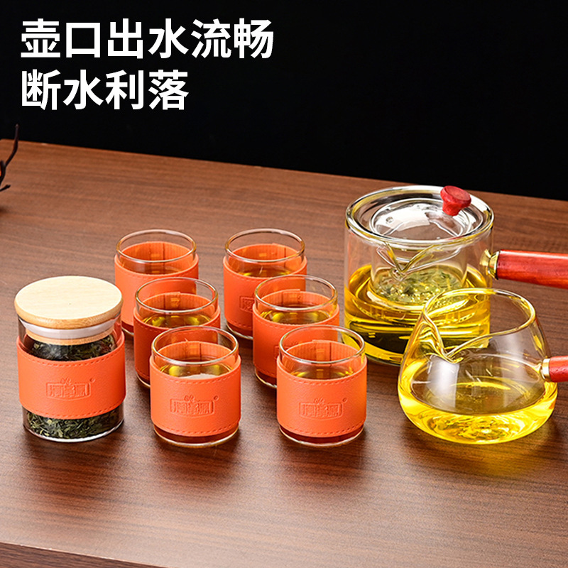 メーカー高ホウケイ酸ガラスティーセットティーセットギフトティーポットセットビジネスギフトハイエンドギフトボックスセット|undefined