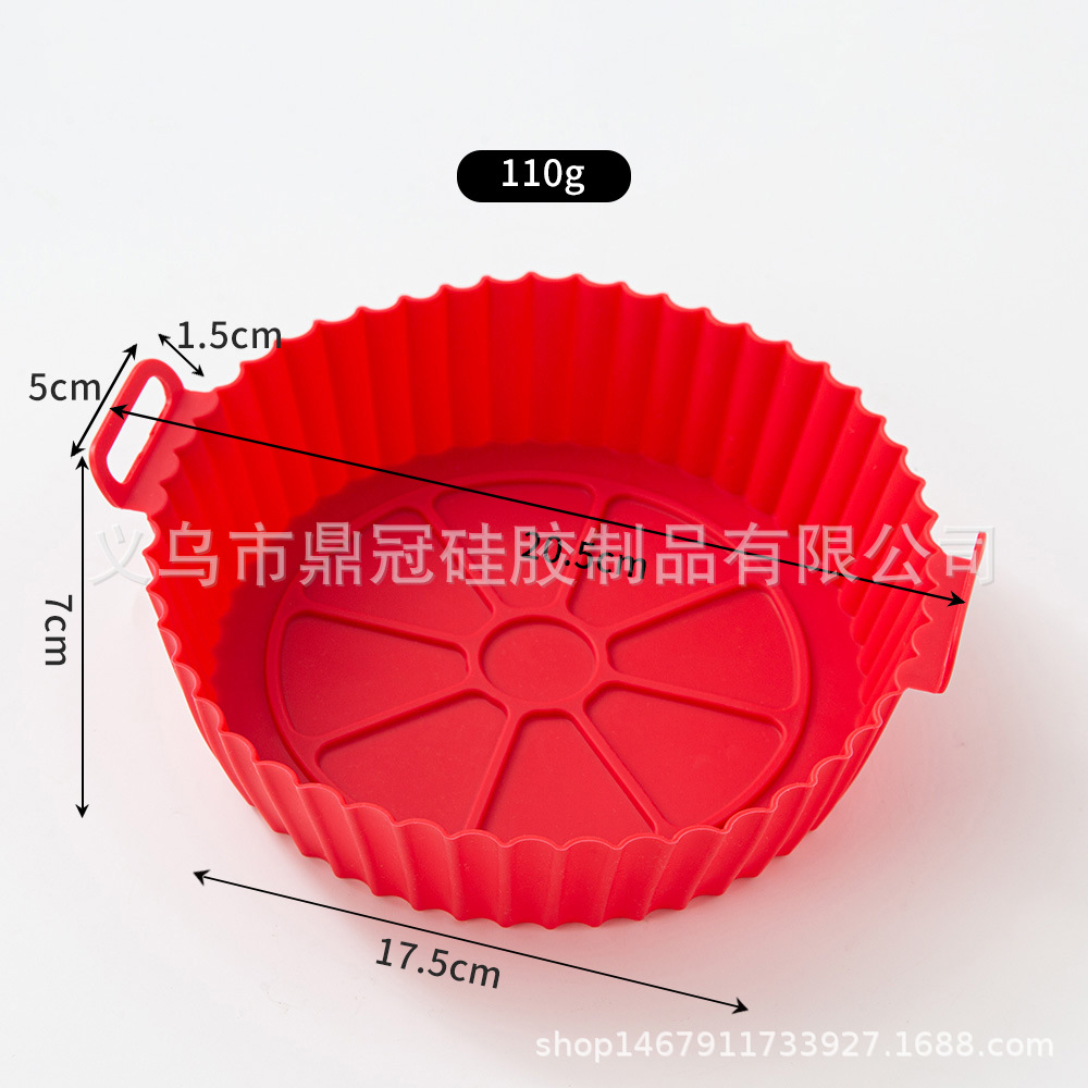 Silicona freidora de aire silicona hornear pan cuadrado microondas horno asado pollo bandeja cuadrada para hornear al por mayor