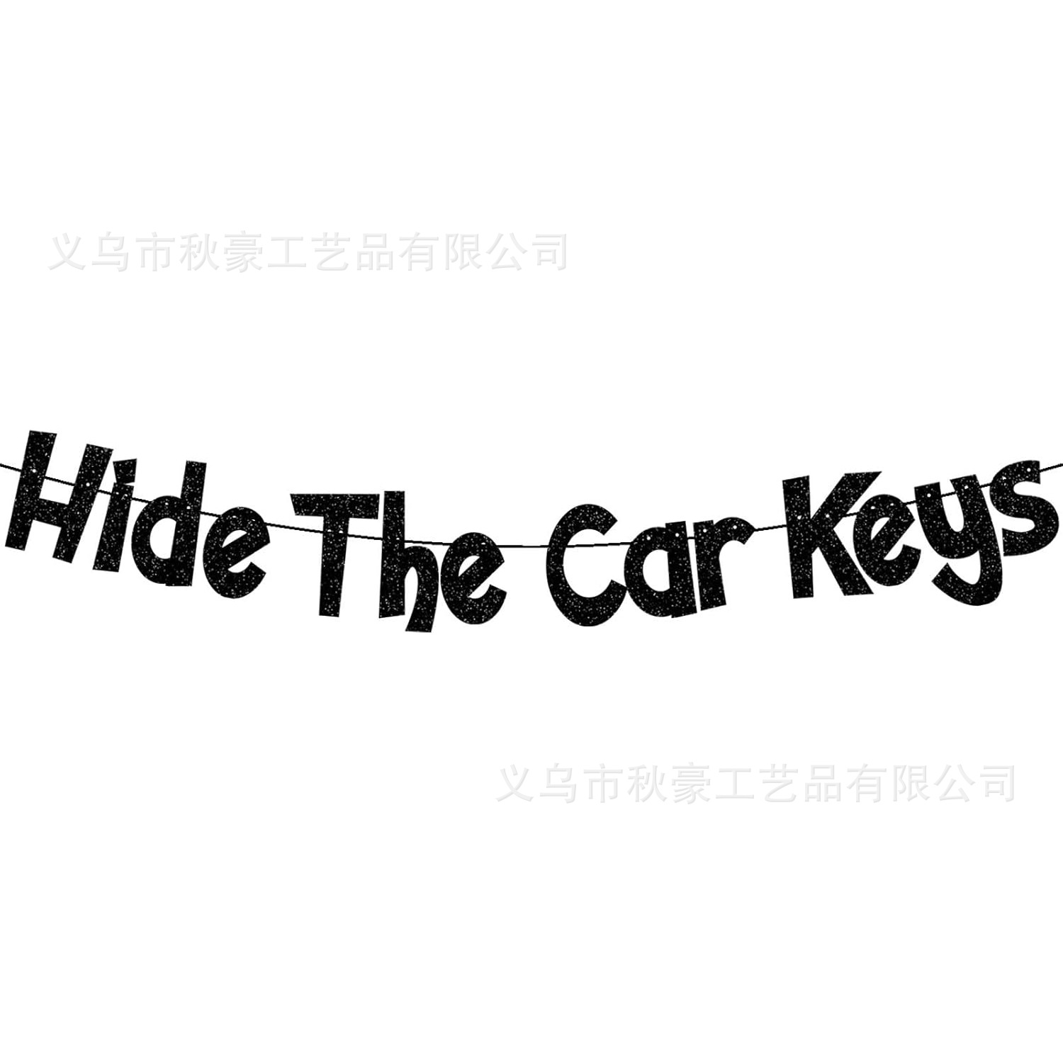 HIDE THE CAR KEYS BANNER FLIGHT BANNER NEGRO PARTY BANDER 2025 NUEVO
