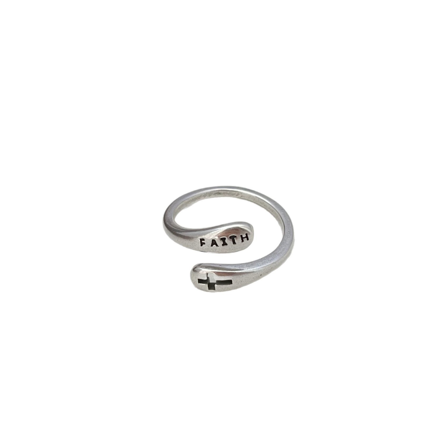 Geometric Retro Cross Ring High-end Hollow Designer Finger Ring_voghion.com