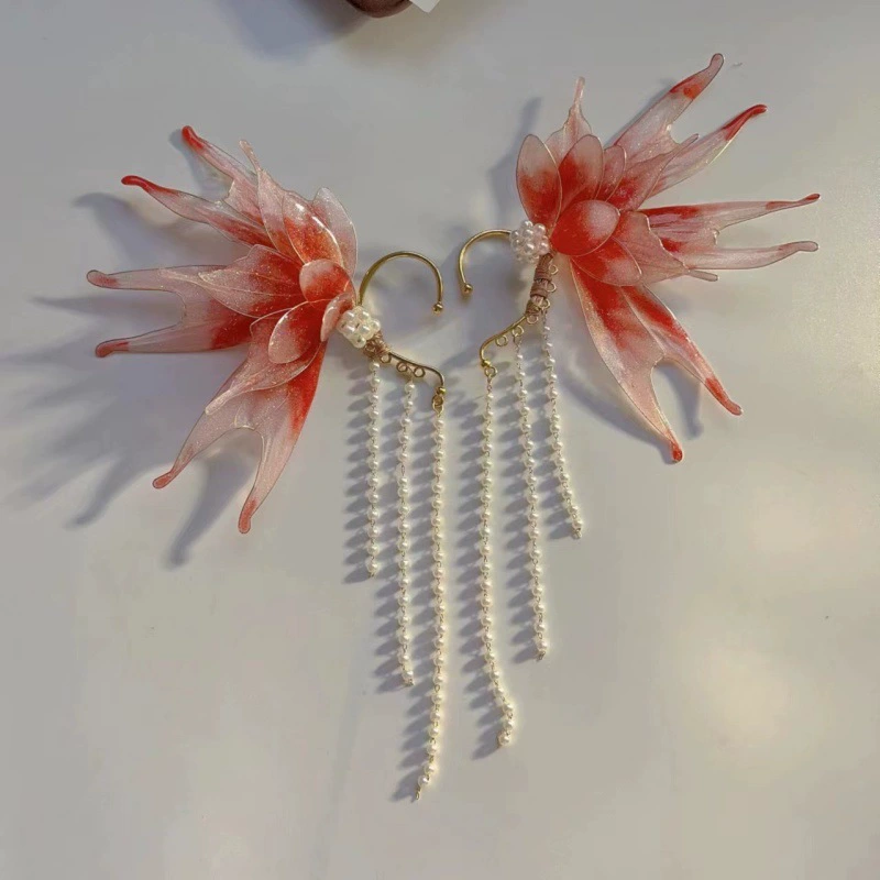 Супер сказочный эльф жемчуг с бахромой ухо висит сладкий темперамент