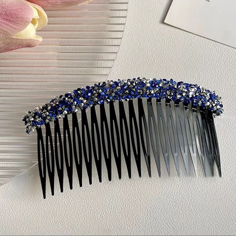 2025年Douyin人気ヘアピン、ヘアフープ、後頭部ヘアコーム、ヘアアクセサリー、新作コーム、カラフルな額ネットセレブヘアピン|undefined