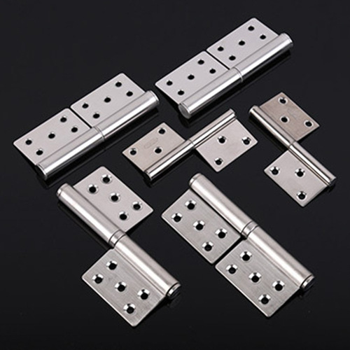 Stainless steel flag hinge Thickened door hinge furniture bathroom fire door 2.5 inches 3 inches 4 inches flag hinge