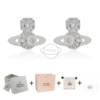 Silver Star Moon Saturn Earrings + Set