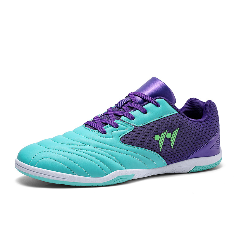 2025 zapatos de fútbol nuevo color anti-desgaste anti-deslizante para hombres y mujeres de alto nivel AG clavos de hierba estudiantes adolescentes transfronterizos