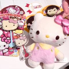 不二家联名HelloKitty代餐可爱挂件玩偶礼物包包挂饰萌物清新少女