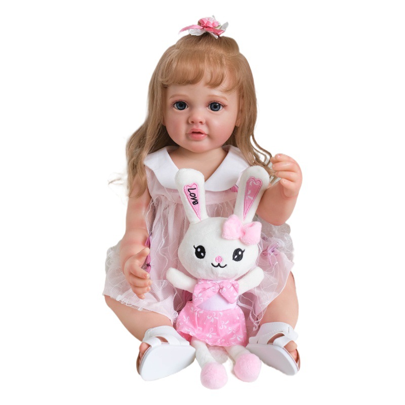 NPK bienes genuinos 55cm pegamento completo simulación muñeca Betty hecho a mano exquisito pintado reborn Doll suministro transfronterizo