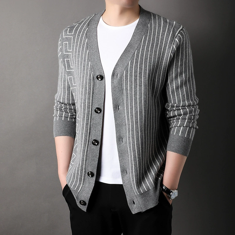 Модный кардиган, свитер, jacket, вязаный с длинным рукавом