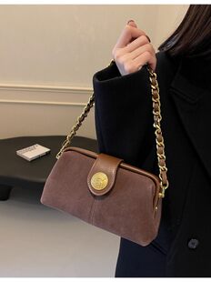Retro trend autumn fashionable one-shoulder bag, high-quality style